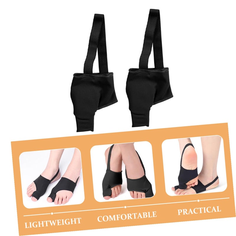 Medium Black Bunion Corrector 2 Pack Hallux Valgus Relief Brace For Adults - Image 4