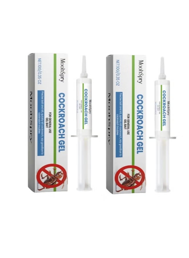 MOONSPRY MoonSpry Cockroach Bait Gel Cockroach Bait Gel Cockroach Killer Living Room Indoor Special Bait 10g*2pcs  - Image 1
