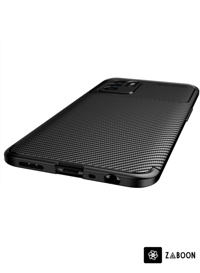 Zaboon Carbon Fiber Texture Shockproof TPU Case Protective Case Cover For OPPO Reno6 Z - Image 5