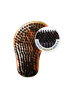 Wave Brush Premium Coiler Medium Wavy Curved Hairbrush 50% Boar Bristle 50% Nylon (Zigzag) - pzsku/Z9AC43211158855B87991Z/45/_/1719074869/661a3b51-cb80-4dd3-9e84-dfdf15d64d92