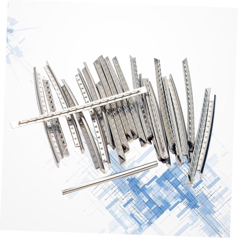 24Pcs Guitar Fret Wire Silver Metal DIY Building Tool For Fretboard - Image 5