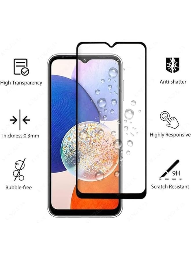 PROMASS (2+2 Pack) SPLACK Compatible with Galaxy A15 LTE, Screen Protector ＆ Camera Lens Protector, Anti Scratch 9H Hardness Protective Film Premium HD Clarity Tempered Glass Friendly - Image 2