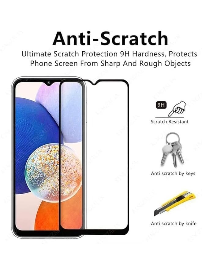 PROMASS (2+2 Pack) SPLACK Compatible with Galaxy A15 LTE, Screen Protector ＆ Camera Lens Protector, Anti Scratch 9H Hardness Protective Film Premium HD Clarity Tempered Glass Friendly - Image 3