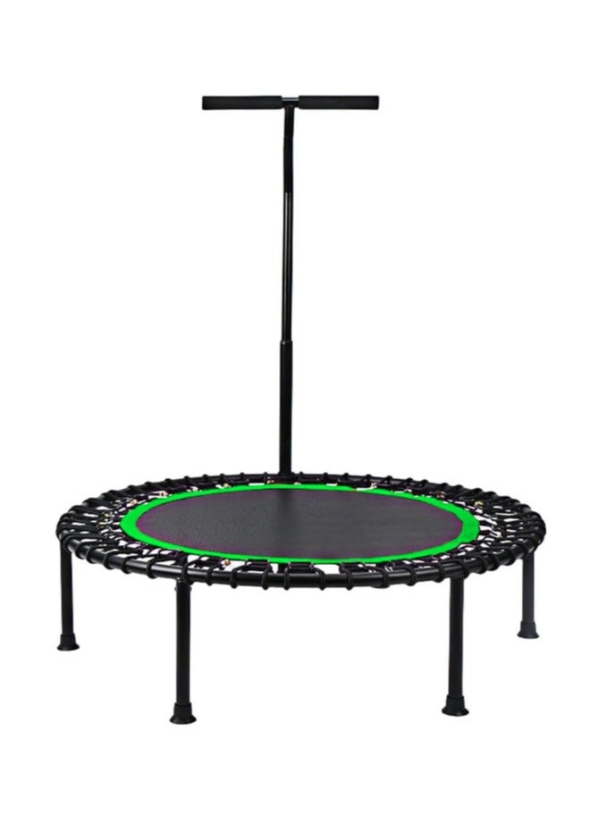 لعبة مرح  الترامبولين ، تي على شكل رغوة قابل للتعديل مقبض ، مستقرة وهادئة ترتد الرياضة ، داخلي ترتد الرياضة الترامبولين ممارسة الجسم واللياقة البدنية ، ومناسبة للكبار والأطفال - Image 1