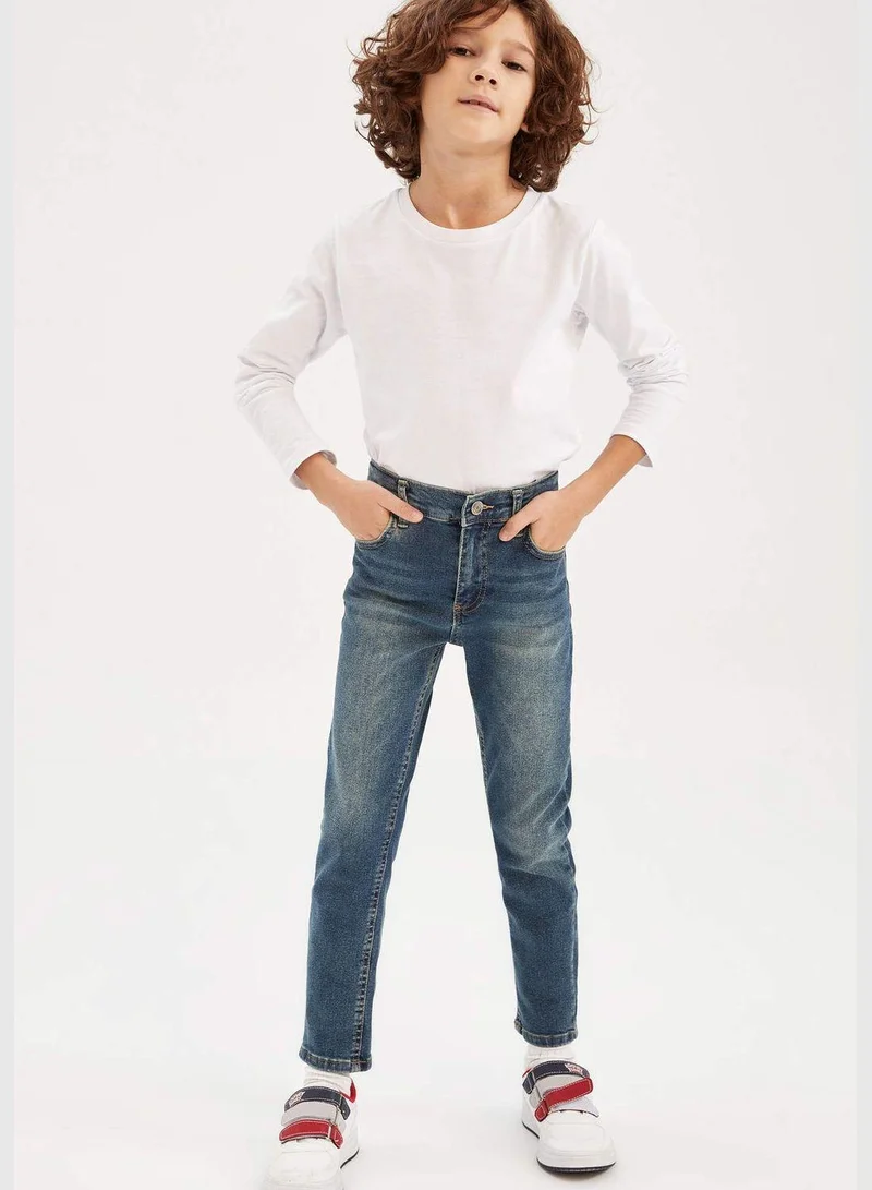 DeFacto Boy Slim Fit Denim Trousers