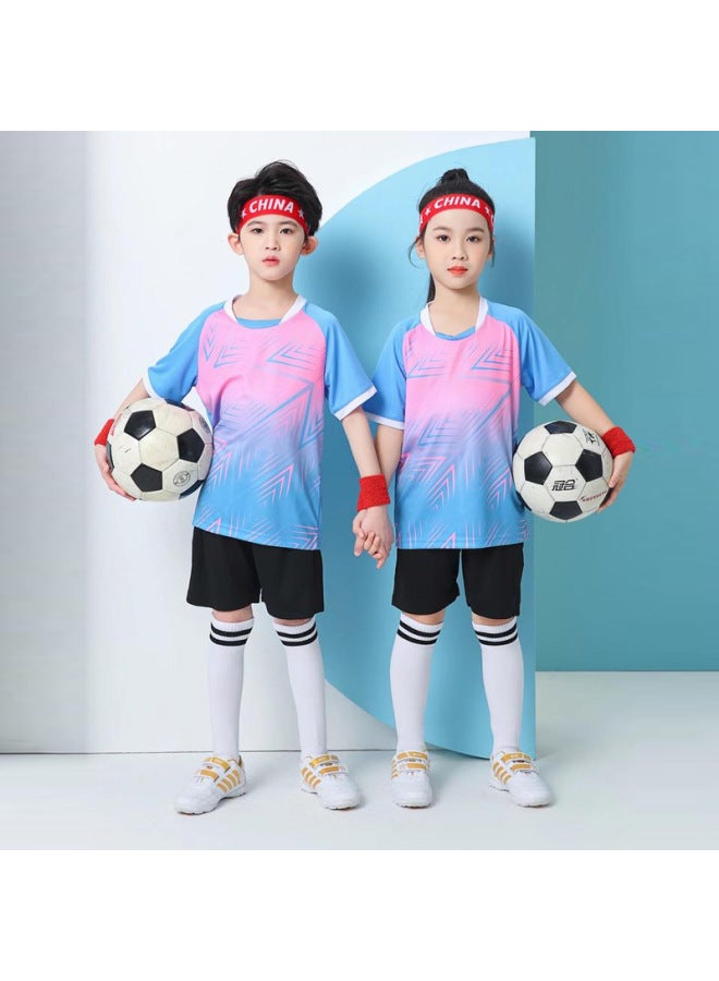 Children's Summer Training Camp Football Clothes Sports Training Suit Same Style Support Printing Toddler Jerseys