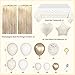 Amandir Birthday Decorations for Women White Sand Beige Cream Neutral Gold Foil Balloons Table Cloth Sash Crown Curtains Happy Birthday Banner Golden Star Garland Butterfly Boho Party Supplies - Image 4