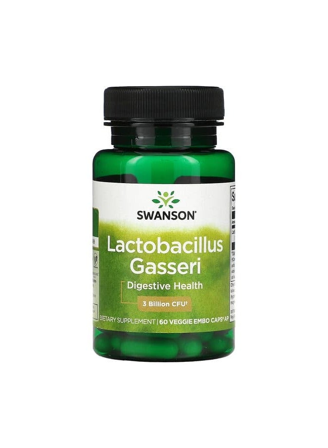 Lactobacillus Gasseri, 3 Billion CFU, 60 Veggie Embo Caps Ap
