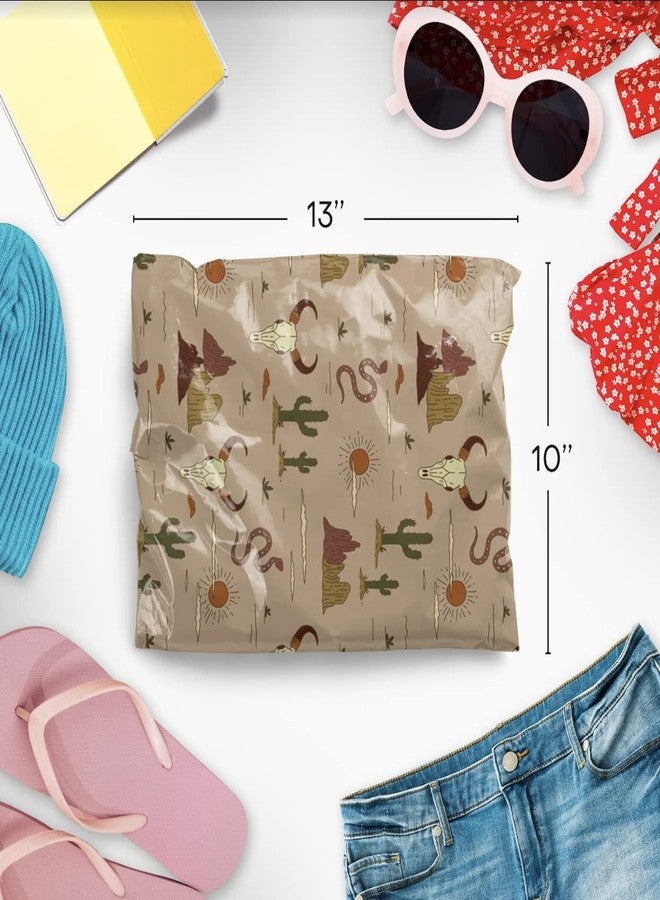 Package Mint Shipping Bags Poly Mailers 10x13 - 100 Waterproof, Tear-Resistant Poly Bags for Shipping - Cute Packaging for Small Business - Lightweight Shipping Envelopes by Package Mint [Western Desert] - Image 2