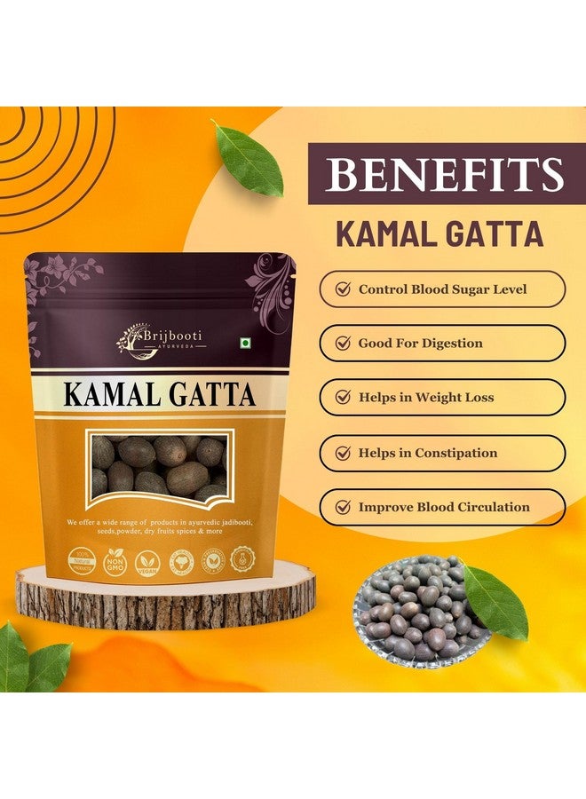 BIRJU MAHAVIR Brijbooti Kamal Gatta -(100 Gm) | Nelumbo Nucifera Gaertn - Lotus Seeds Kamal Gatta For Puja & Havan Kamalgatta Kamal Kakdi  - Image 3
