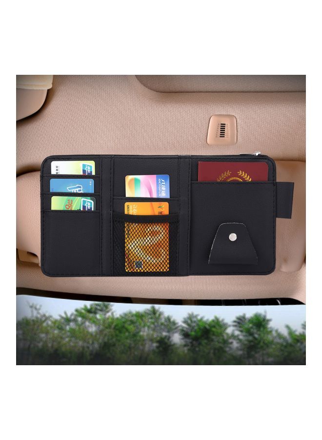 NIBEMINENT Car Sun Visor Card Organizer - Image 4