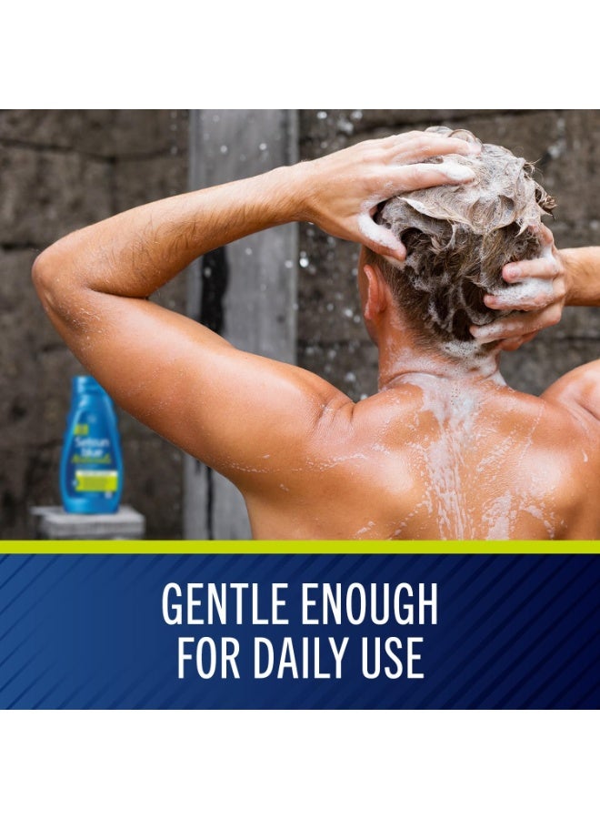 Selsun blue شامبو مضاد للقشرة وحكة فروة الرأس الجافة من سيلسون بلو ناتشورالز، 11 أونصة سائلة، تركيبة فائقة الترطيب بالإضافة إلى فيتامينات ب5 و هـ وحمض الساليسيليك 3% - Image 2