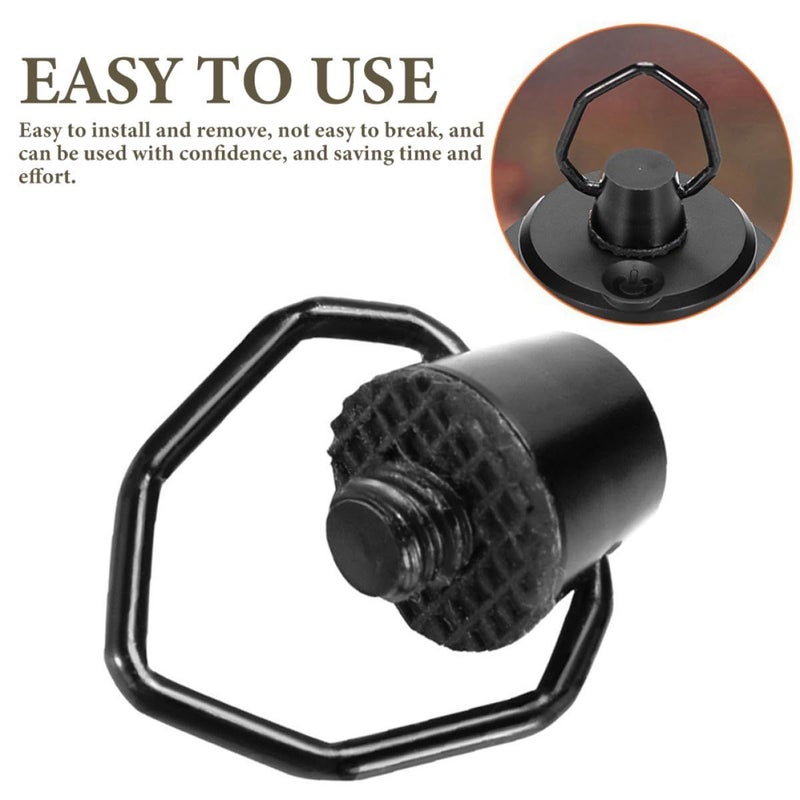 Uonlytech 2Pcs Camping Light Hanger Loops 1/4 Thread Outdoor Lantern Hanging Rings - Image 4