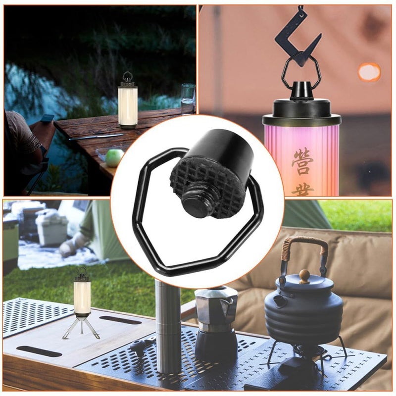 Uonlytech 2Pcs Camping Light Hanger Loops 1/4 Thread Outdoor Lantern Hanging Rings - Image 5