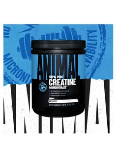 UNIVERSAL NUTRITION Animal Micronized Creatine Monohydrate Muscle Building & Recovery Unflavored 300g  - Image 3