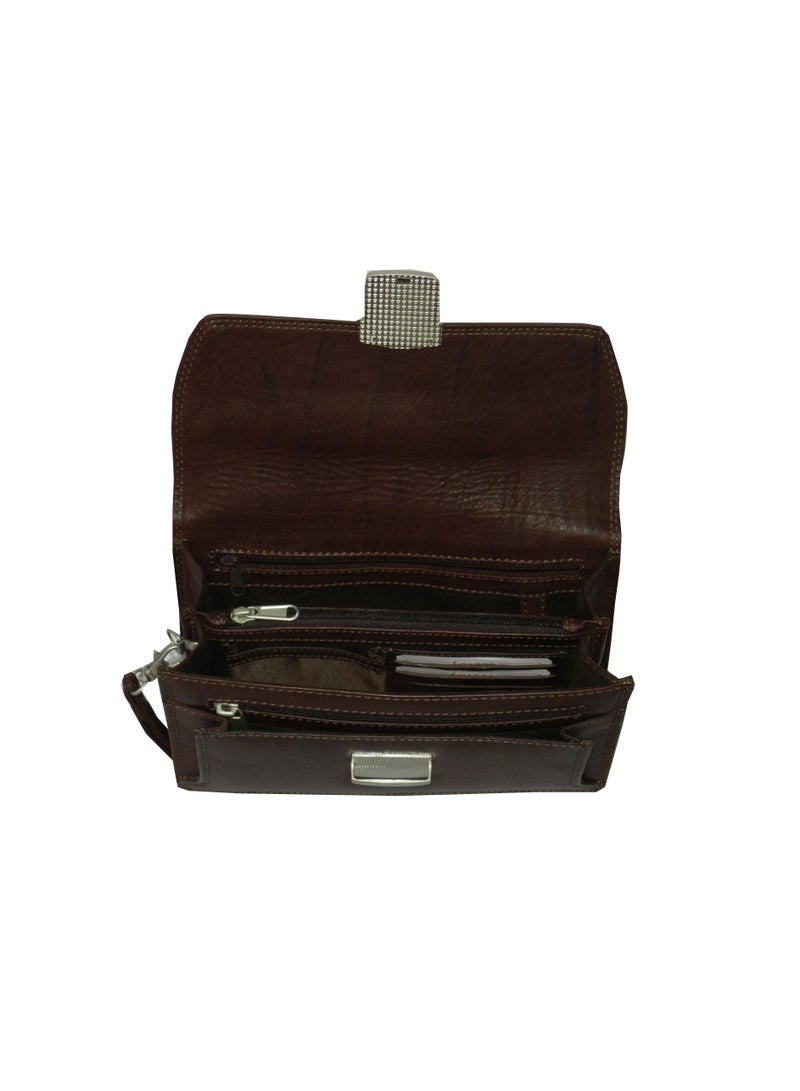 LAVERI LEATHER Laveri Genuine Leather Designer Hand Pouch For Travel  - Image 3