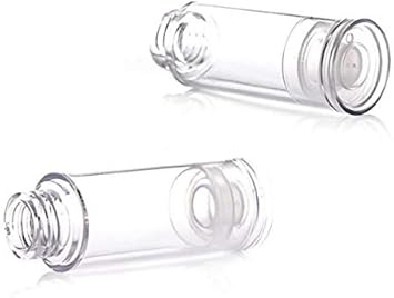 VASANA 6Pcs 5ML017oz Airless Pump Bottle Empty Refillable Plastic Airless Vacuum Pump Cream Lotion Bottle Travel Sample Packing Toiletries Liquid Container for Cosmetic Makeup Clear - Image 3