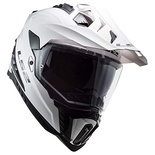 LS2 Helmets MX-Off Road Subverter Evo Helmet (Gloss White - Large) - Image 5