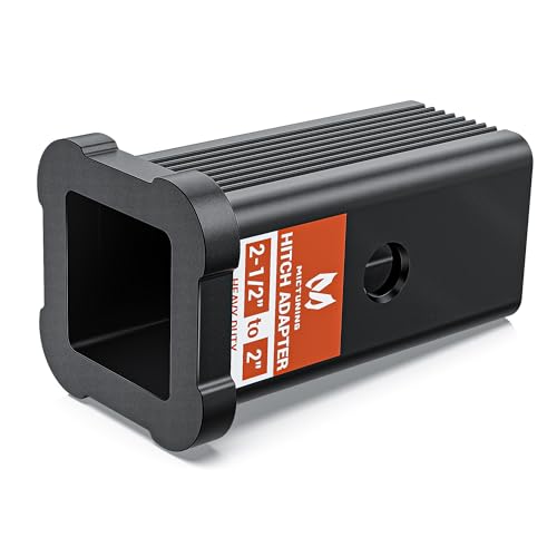 MICTUNING 2-1/2 Inch Class V to 2 Inch Class III and IV Trailer Hitch Receiver Adapter Reducer 2.5 Inches to 2 Inches Sleeve Convertor - Image 1