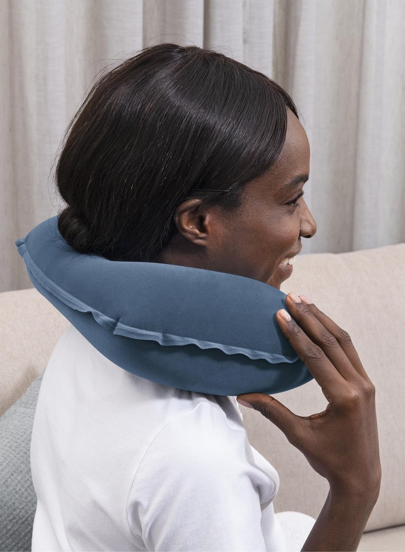 Bestway 37cm x 24cm x 10cm Flocked Air Neck Rest#67006 - Image 4