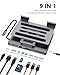 NXPGKEA iPad USB C Hub Stand 9in1 Multiport Adapter for iPad Pro M4 M3 M2 13 129 11 Inch Docking Station Foldable with 4K60Hz HDMI RJ45 Gigabit Ethernet SDTF Card Reader USB 30 35 mm Audio - Image 2