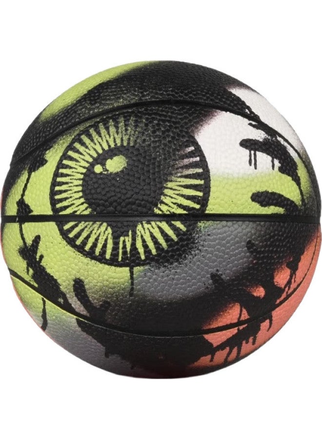 SPALDING X Mishka Limited Edition Graffiti Series Basketball #1 Pu Basketball 65-148Y - Image 1