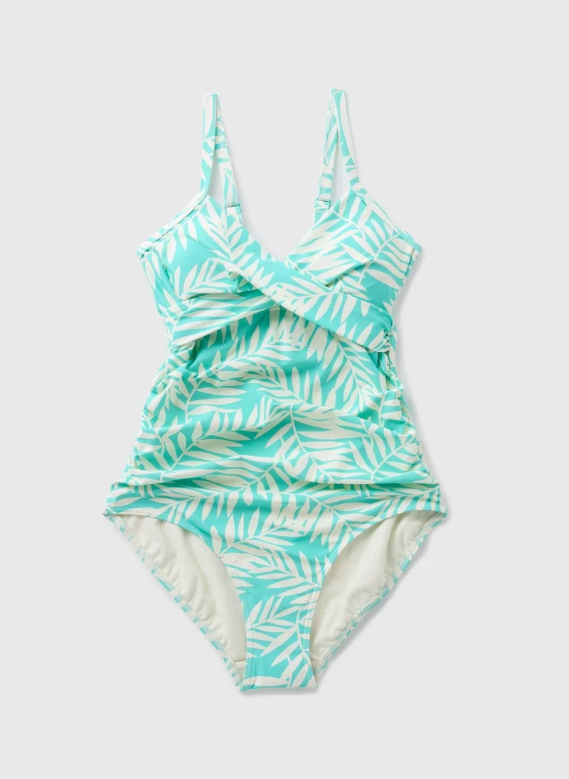 Matalan Coral Multi Stripe Bikini Bottoms