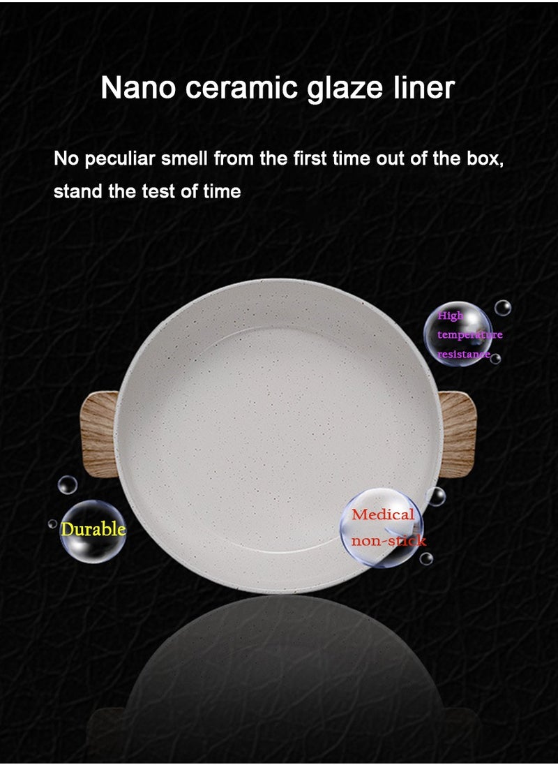 Ceool 1.5L Mini Multifunction Electric Cooker Skillet Portable 600W Cooking Pot Non-stick Multicooker Electric Cooking Hot Pot Machine for Home Office Outdoor (White 3Pin Au/Cn Plug)  - Image 3