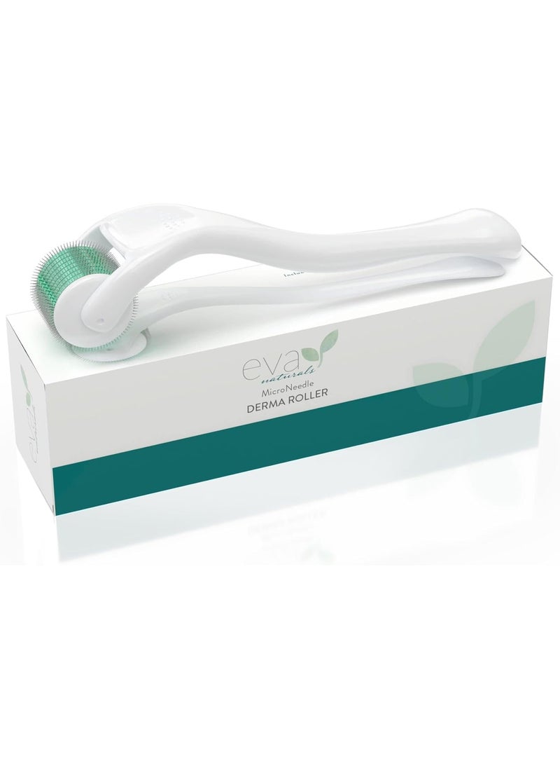 Eva Naturals Derma Roller for Face  Hair and Beard Roller Roller for Face Titanium 25mm 
