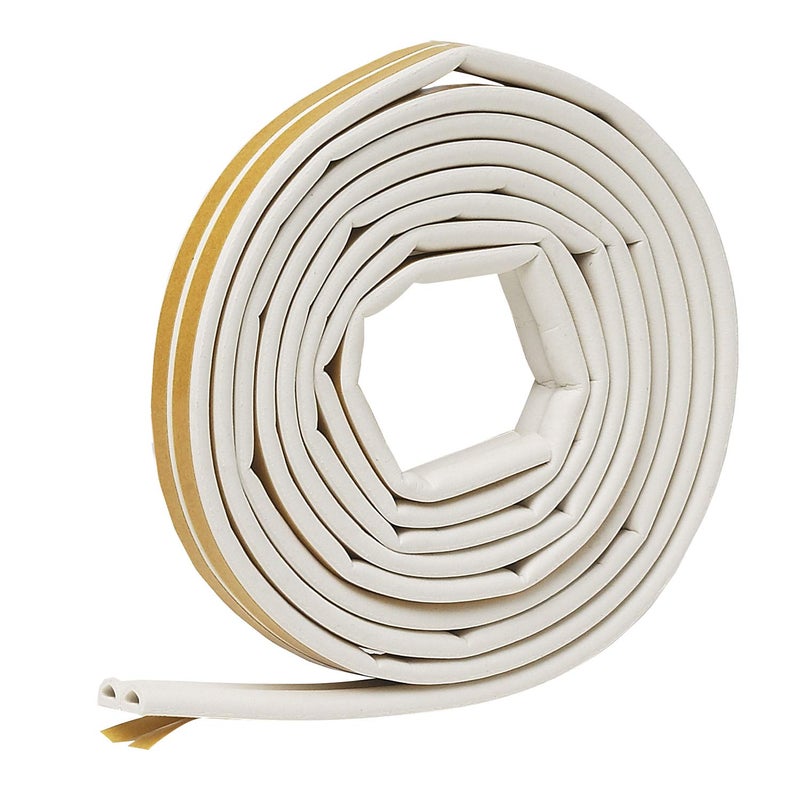 Frost King V25WA DSection Rubber SelfStick Weatherseal Tape 516 W 14 T 17 ft L White