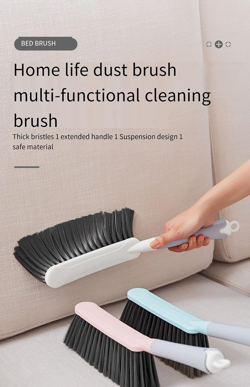 DHVSAM Multifunctional Dust Brush/Soft Cleaning Brush/Dusting Brush/Dusters for Cleaning Home/Brush with Microfiber/No dust/Soft bristles for, Bed, Wardrobe, Couch, Car Seats, Piano (Pink) One piece build - Image 3