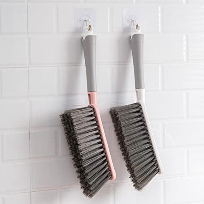DHVSAM Multifunctional Dust Brush/Soft Cleaning Brush/Dusting Brush/Dusters for Cleaning Home/Brush with Microfiber/No dust/Soft bristles for, Bed, Wardrobe, Couch, Car Seats, Piano (Pink) One piece build - Image 4