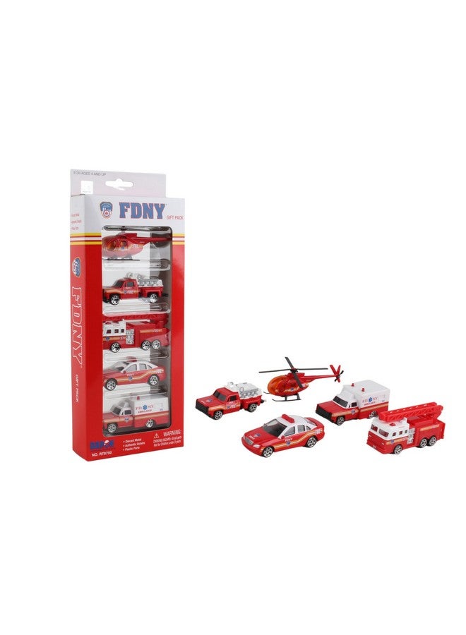 Daron FDNY Vehicle Gift Set, 5-Piece - Image 1