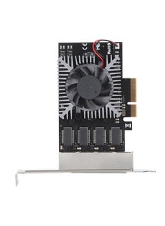 Thoraya 4 Port 2.5Gbps PCIe Network Card RTL8125B Flexible Adaptation Gigabit PCIe Ethernet Network Card for Linux for Windows  - Image 2