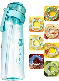Air Water Bottle Flavour Pods Pack With 7 Flavour Pods 650ml Fruit Fragrance Scented Water Cup BPA Free 0% Sugar For Fitness And Outdoor