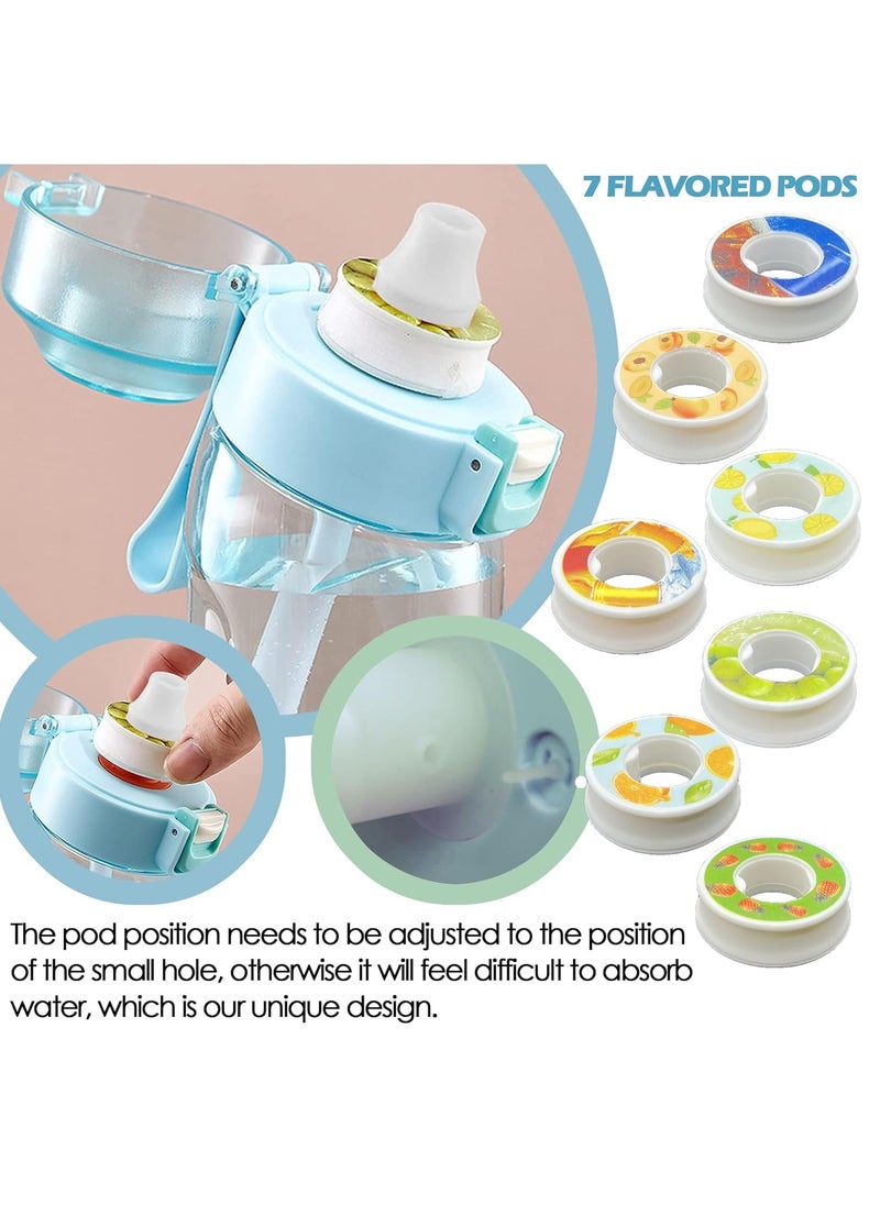 Gerenic - Air Water Bottle Flavour Pods Pack With 7 Flavour Pods 650ml Fruit Fragrance Scented Water Cup BPA Free 0% Sugar For Fitness And Outdoor - Image 1