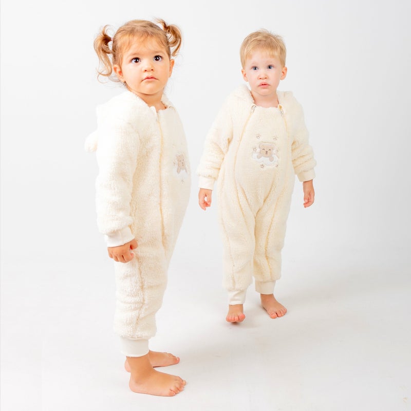 Sarebaby Fluffy Series Winter Baby Sleeping Bag 100% Natural Cotton Lined Special Fabric Unisex 2.0 Tog  - Image 1