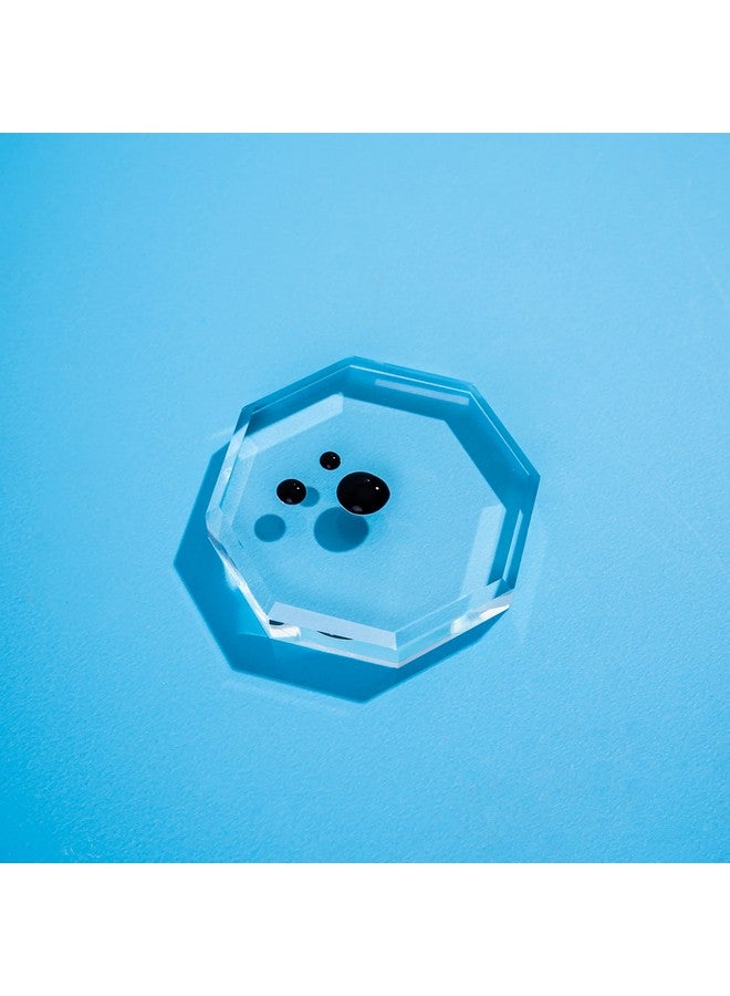 إكزيستنج بيوتي رمش تمديد الغراء البليت كريستال حامل وسادة واضحة للعين لاش لاصق المثمن على شكل تطعيم البليت الشفاف ملحقات رموش العين علبة واضحة للغراء وعرض الرموش - Image 2