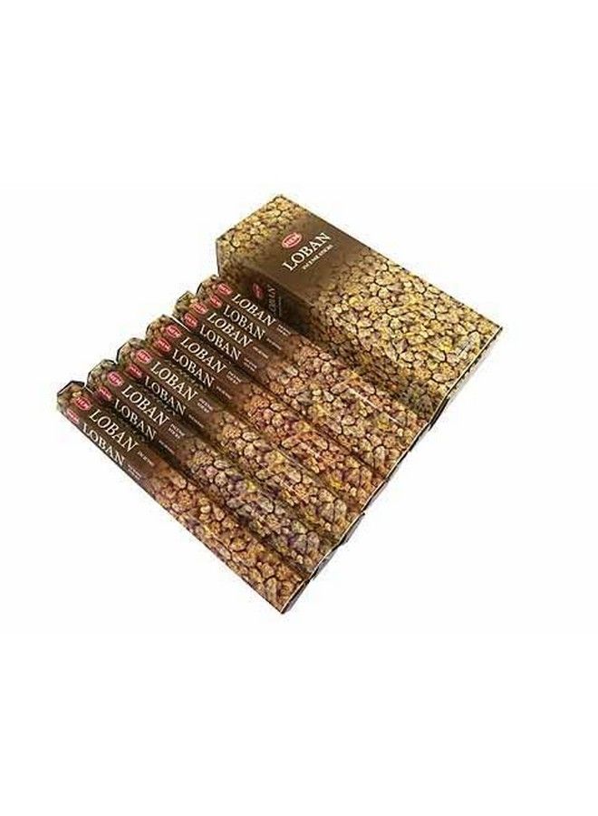 HEM Loban Box Of Six 20 Stick Tubes 120 Sticks Total Hem Incense  - Image 1