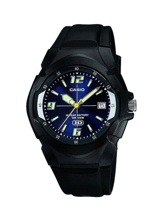 كاسيو ساعة يد رياضية بعقارب طراز MW-600F-2AVDF - 42 مم - أسود رجال - Image 1