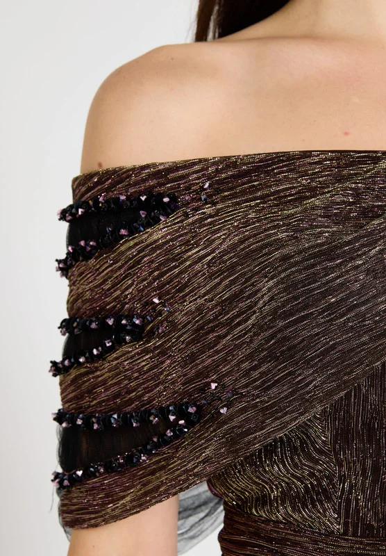 Amri Embellished mermaid Dress