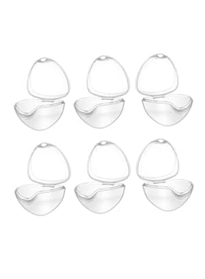 6 Pcs Pacifier Storage Box Holder Biting Toys Organizer Travel Friendly For Boys And Girls