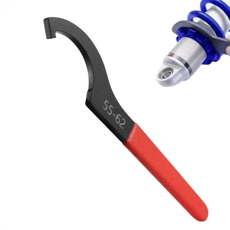 مفتاح صدمة دراجة نارية عالمي PRO BAT مع خطاف دبوس مفتاح صدمة أدوات ضبط C مفتاح للدراجات الرباعية والدراجات الترابية ATV 5562