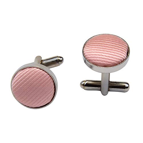 GUSLESON Brand Men's Fashion Necktie With Cufflinks and Pocket Square Rose Gold Ties for Men Wedding Tie Sets (0789-23) - Image 5