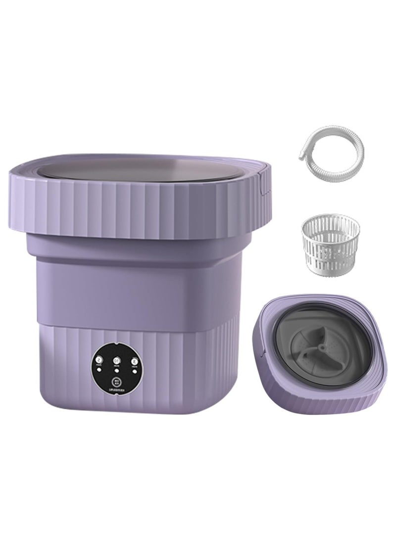 دينكس غسالة صغيرة محمولة قابلة للطي 11 لتر مع مجفف دوار للتنظيف بالموجات فوق الصوتية والتعقيم مع سلة تصريف - Image 2