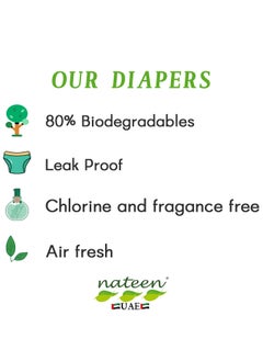 nateen Nateen Flexi Plus Adult Diapers Pants,Incontinence Pull Up,Medium,Waist Size 90-130cm,10 Count Adult Pull Ups,Superior Comfort,Excellent Combination of Protection.  - Image 2