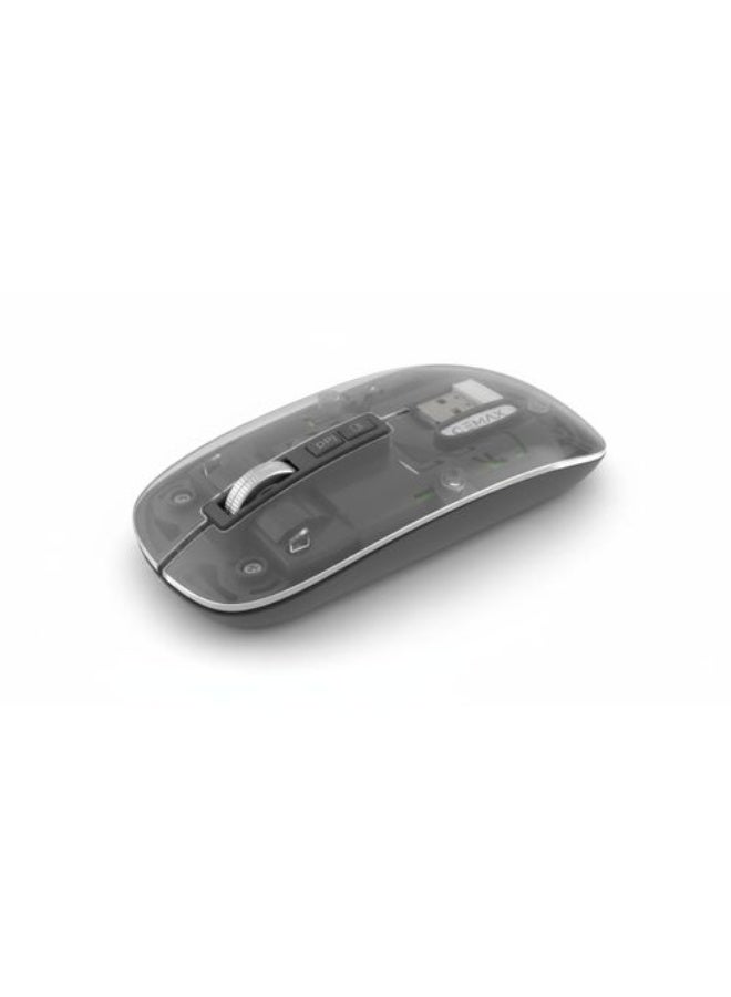 Wireless and Bluetooth mouse, rechargeable via USB Type-C – Ergonomic and silent design, compatible with laptops, computers, and tablets, high precision and ideal user comfort. - Image 3