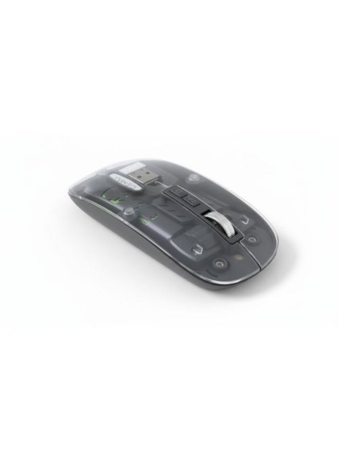 Wireless and Bluetooth mouse, rechargeable via USB Type-C – Ergonomic and silent design, compatible with laptops, computers, and tablets, high precision and ideal user comfort. - Image 4