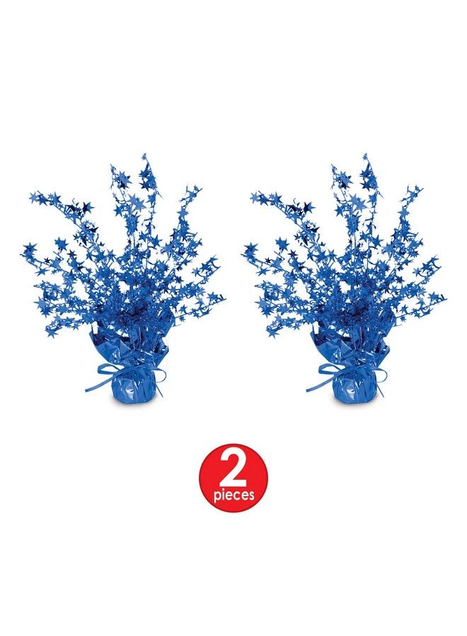Beistle 2 Piece Star Gleam 'N Burst Centerpieces 15" (Blue) - Image 5