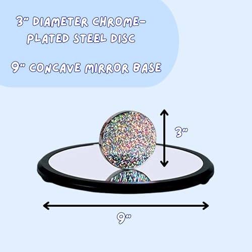 Toysmith Euler’s Disk – Create A Hypnotic Display of Light & Sound- Science Desk Decor for Home and Office – Physics Toys for Adults & Kids 8+ - Image 3